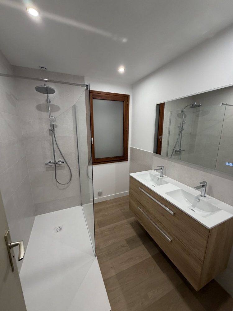 Salle d'eau à l'italienne
